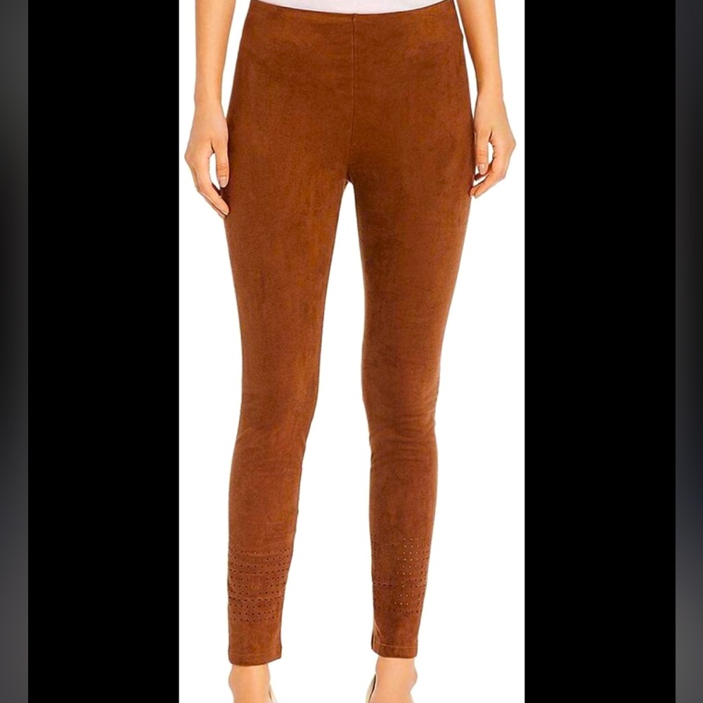 Tuckernuck Brown/Tan Lysse Faux Suede Leggings Size XL